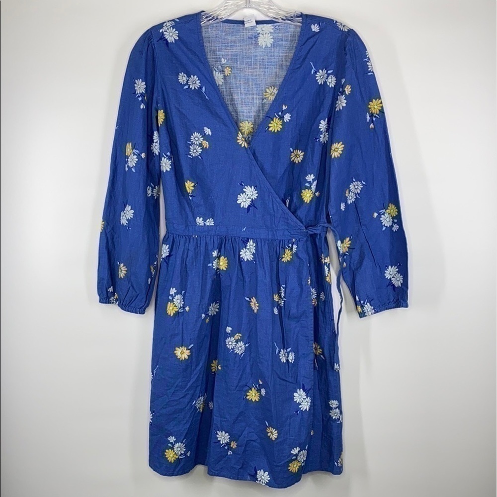 Old Navy Floral Wrap Cottage Core Dress Size Small